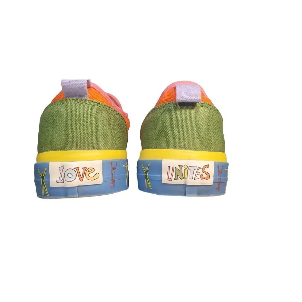 Adidas Originals Nizza Slip-On Pride Rainbow GW2421 Shoes Sneakers Size 4 NO BOX